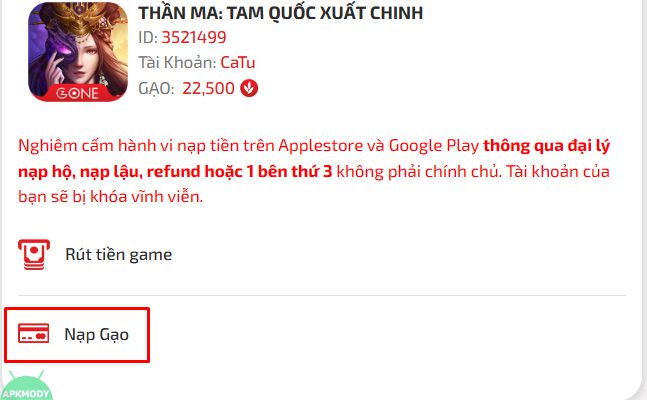 Thần Ma Tam Quốc Xuất Chinh 9